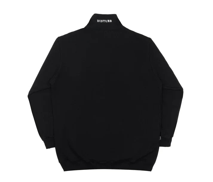 Moletom Disturb Classic Quarter Zip Sweatshirt in Black