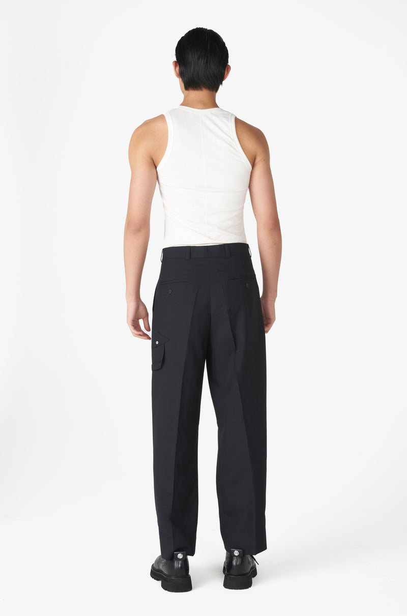 TAMEMASA WORKER TAILORED PANTS HIGH BY PACE