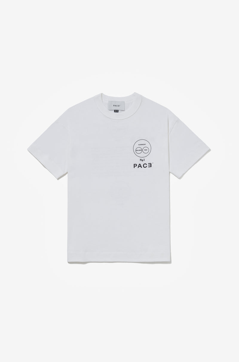 HARMONY BALANCE AND PACE TEE OFF WHITE