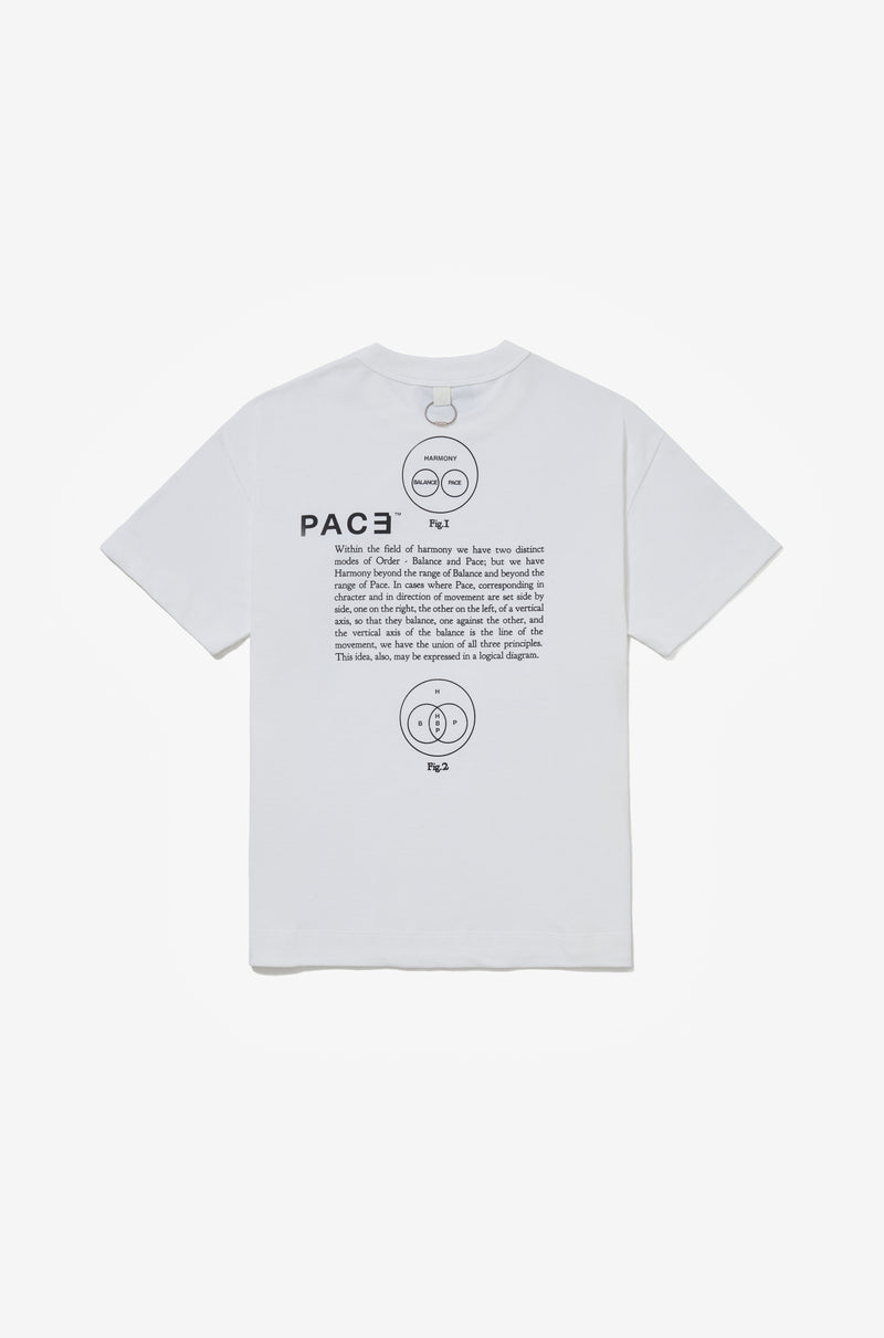 HARMONY BALANCE AND PACE TEE OFF WHITE