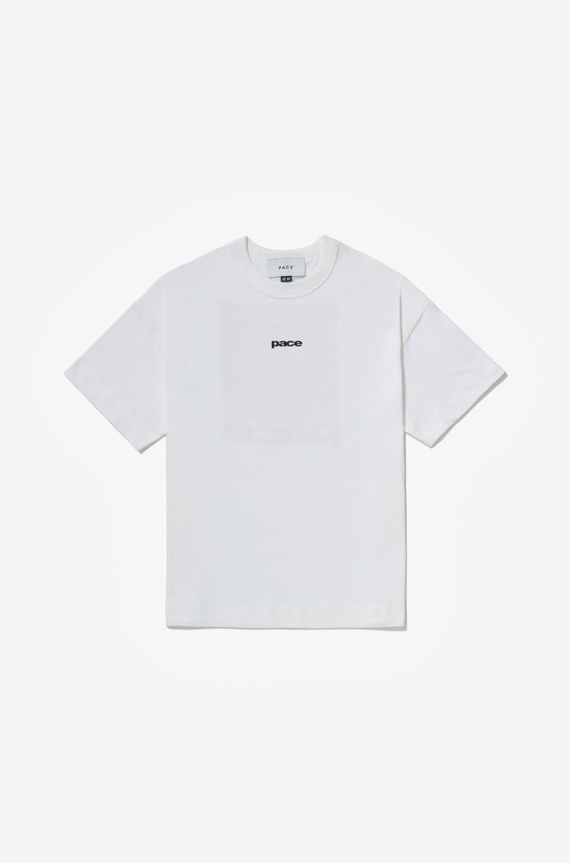 CHLADNI OVERSIZED TEE OFF WHITE